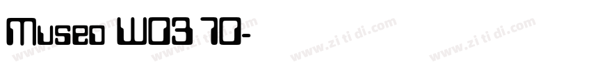 Museo W03 70字体转换